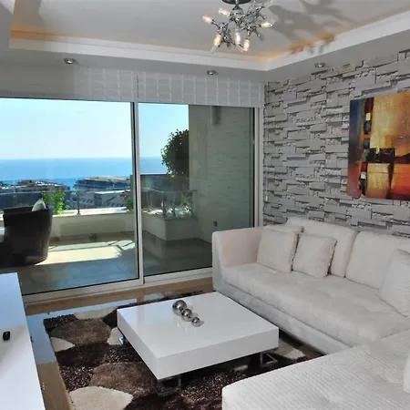 شقة Luxurious Home With Jacuzzi And Magnificent Sea View Near Beach In Antalya كوناكلي