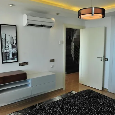 Luxurious Home With Jacuzzi And Magnificent Sea View Near Beach In Antalya شقة